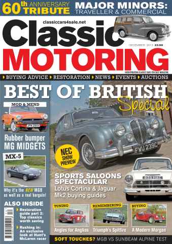 Classic Motoring issue December 2013