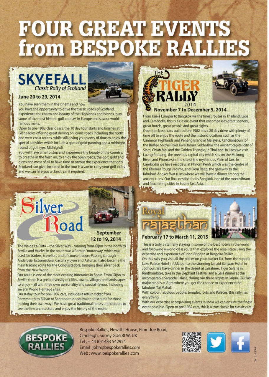 Classic Motoring Preview Pages