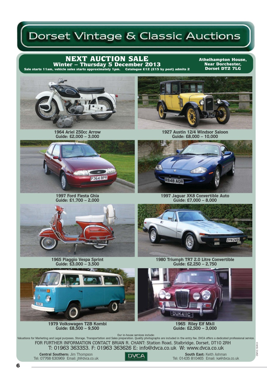Classic Motoring Preview Pages