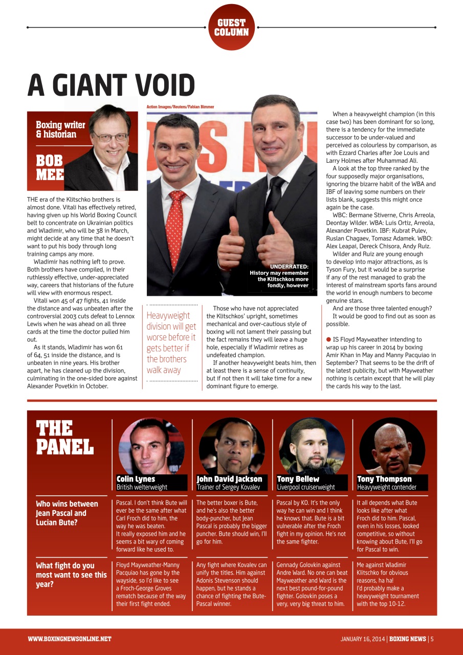 Boxing News Preview Pages