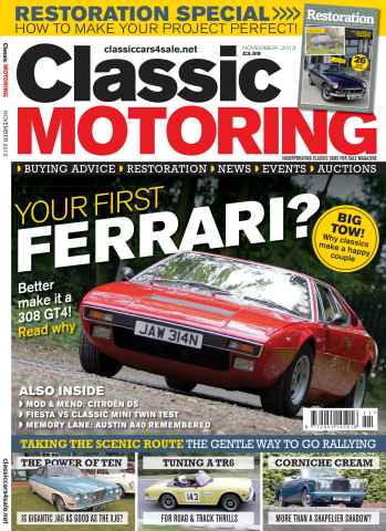 Classic Motoring issue November 2013