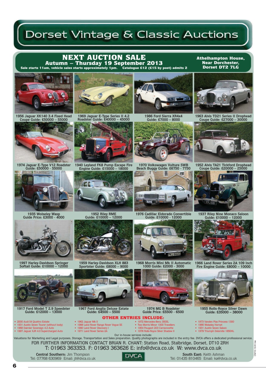 Classic Motoring Preview Pages