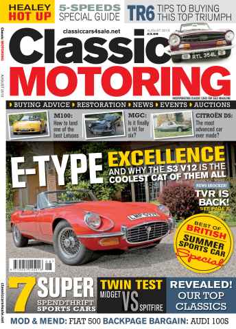Classic Motoring issue August 2013
