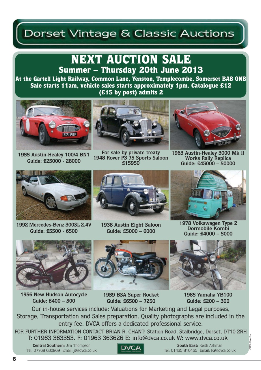 Classic Motoring Preview Pages
