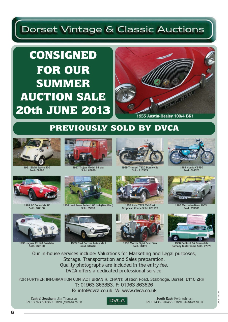 Classic Motoring Preview Pages