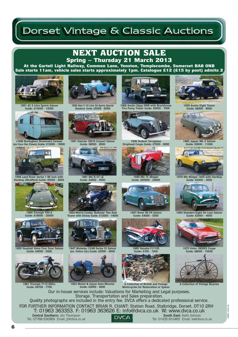 Classic Motoring Preview Pages