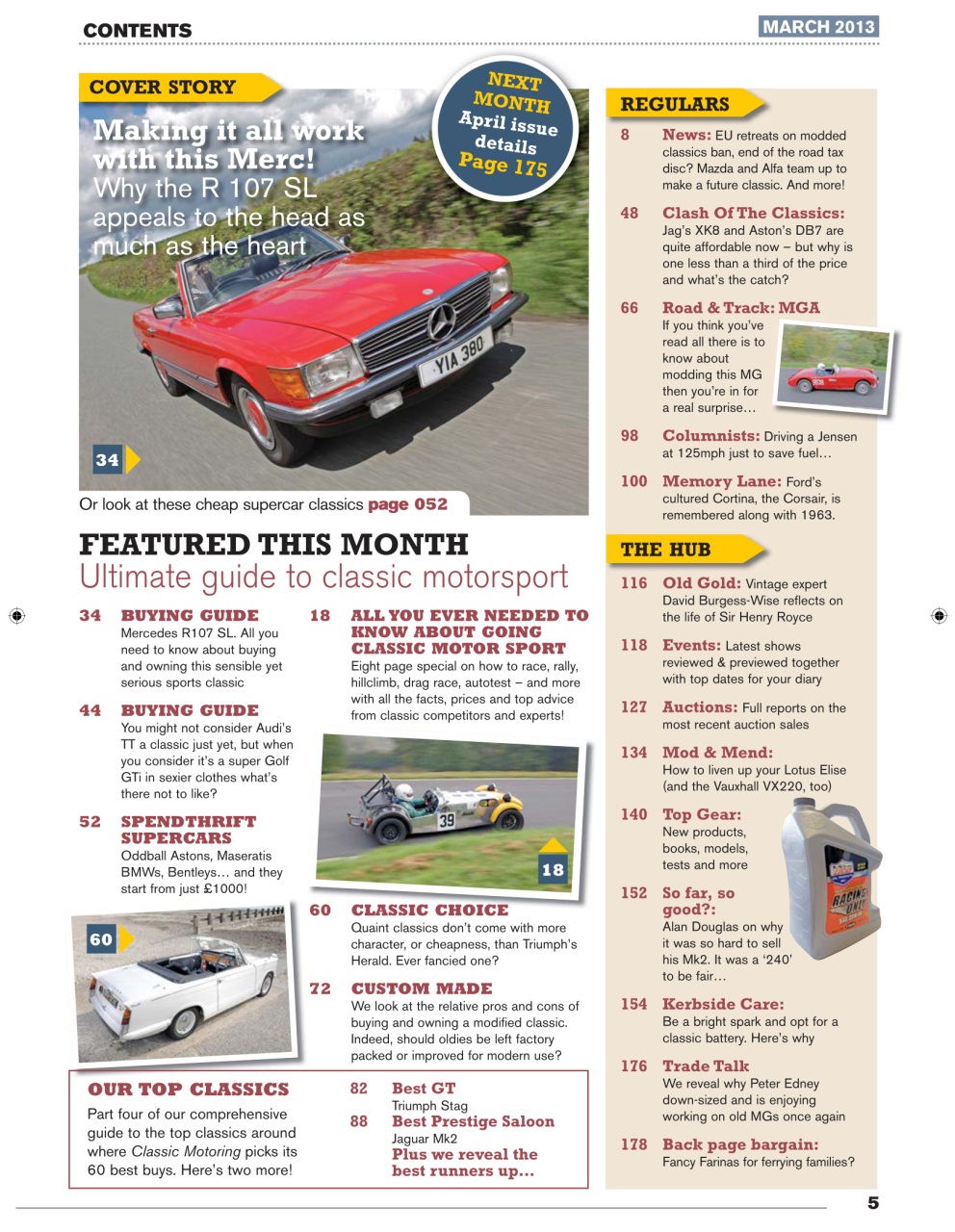 Classic Motoring Preview Pages