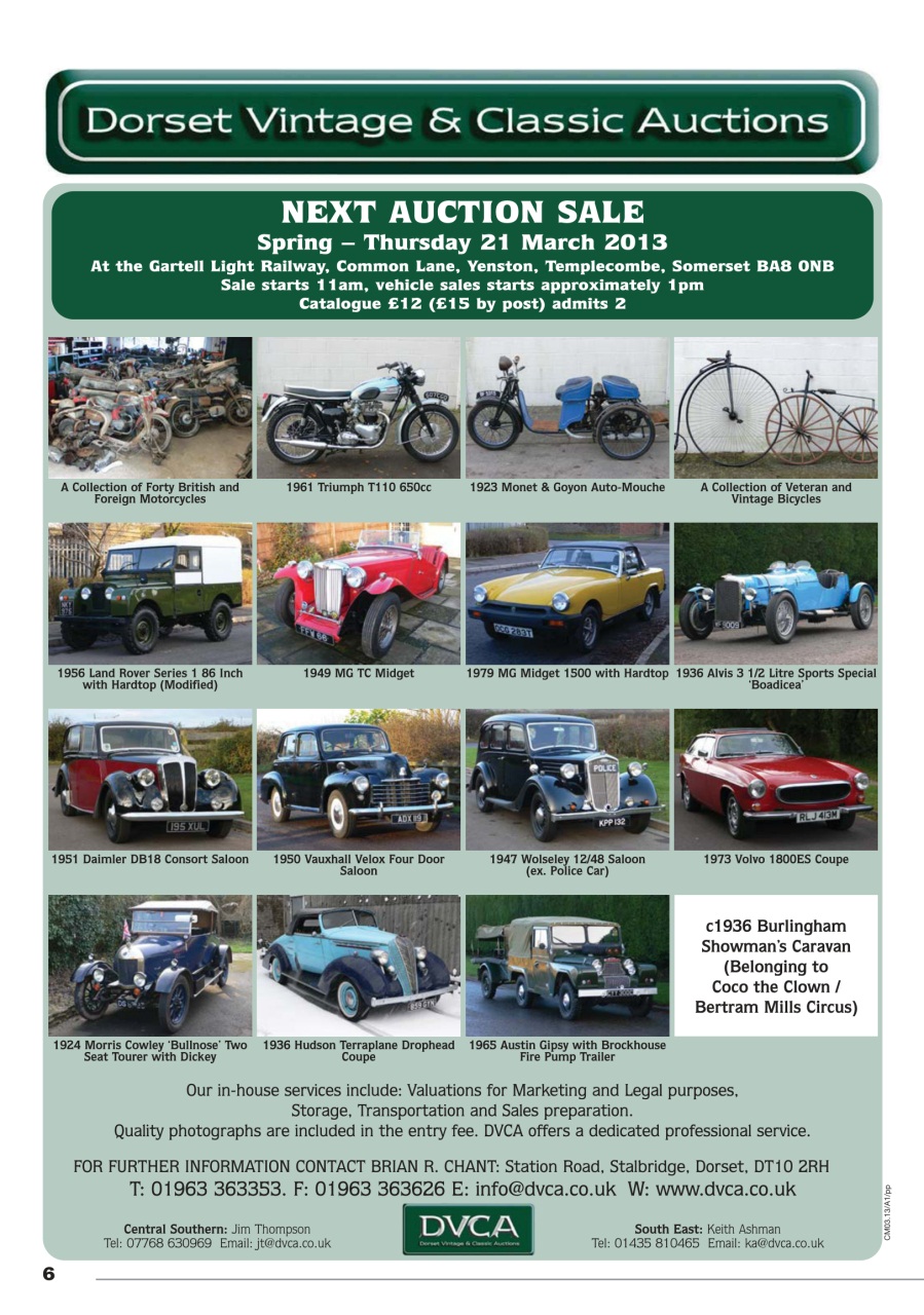 Classic Motoring Preview Pages