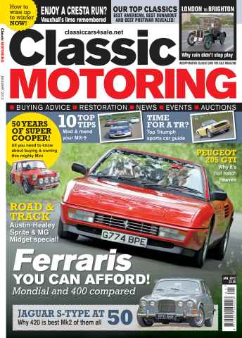 Classic Motoring issue January 2013