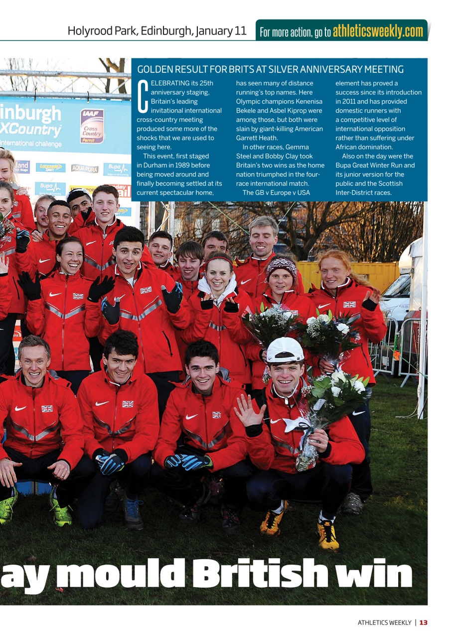 AW – Athletics Weekly Magazine Preview Pages