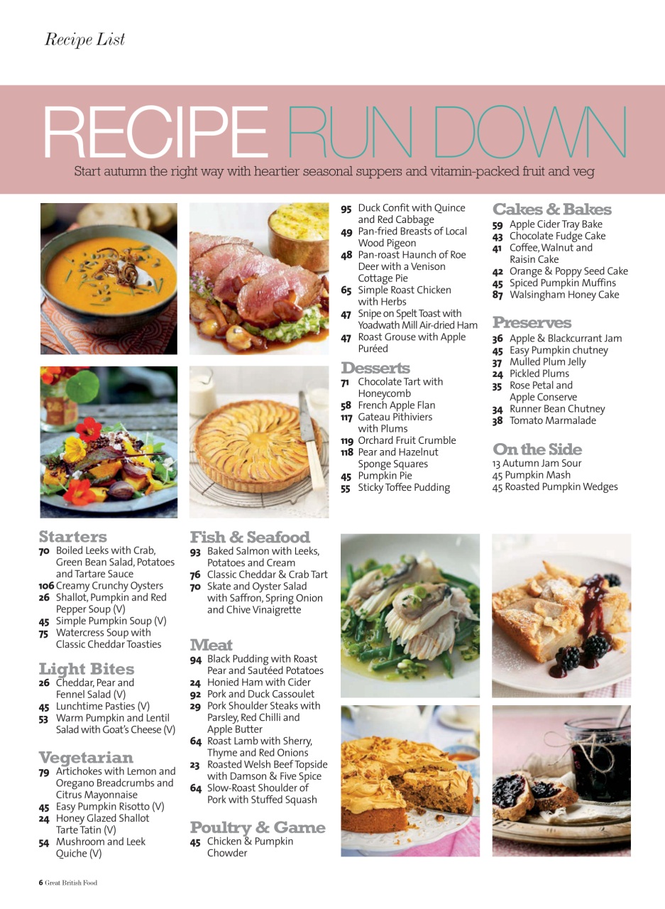 Great British Food Preview Pages