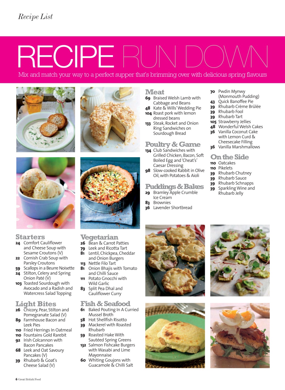 Great British Food Preview Pages