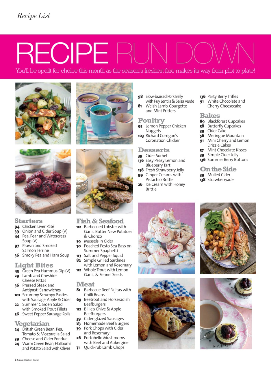 Great British Food Preview Pages