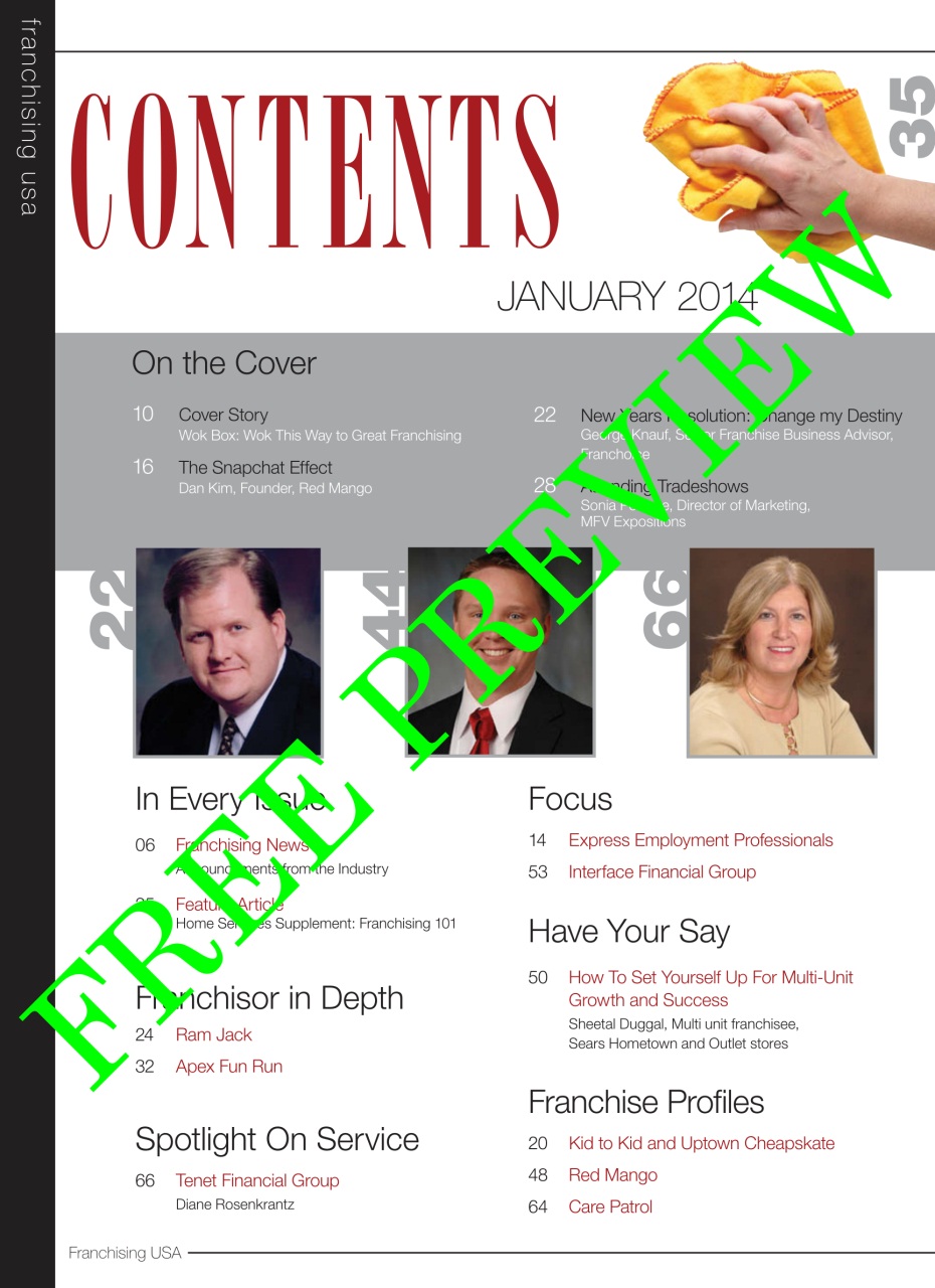 Franchising USA Preview Pages