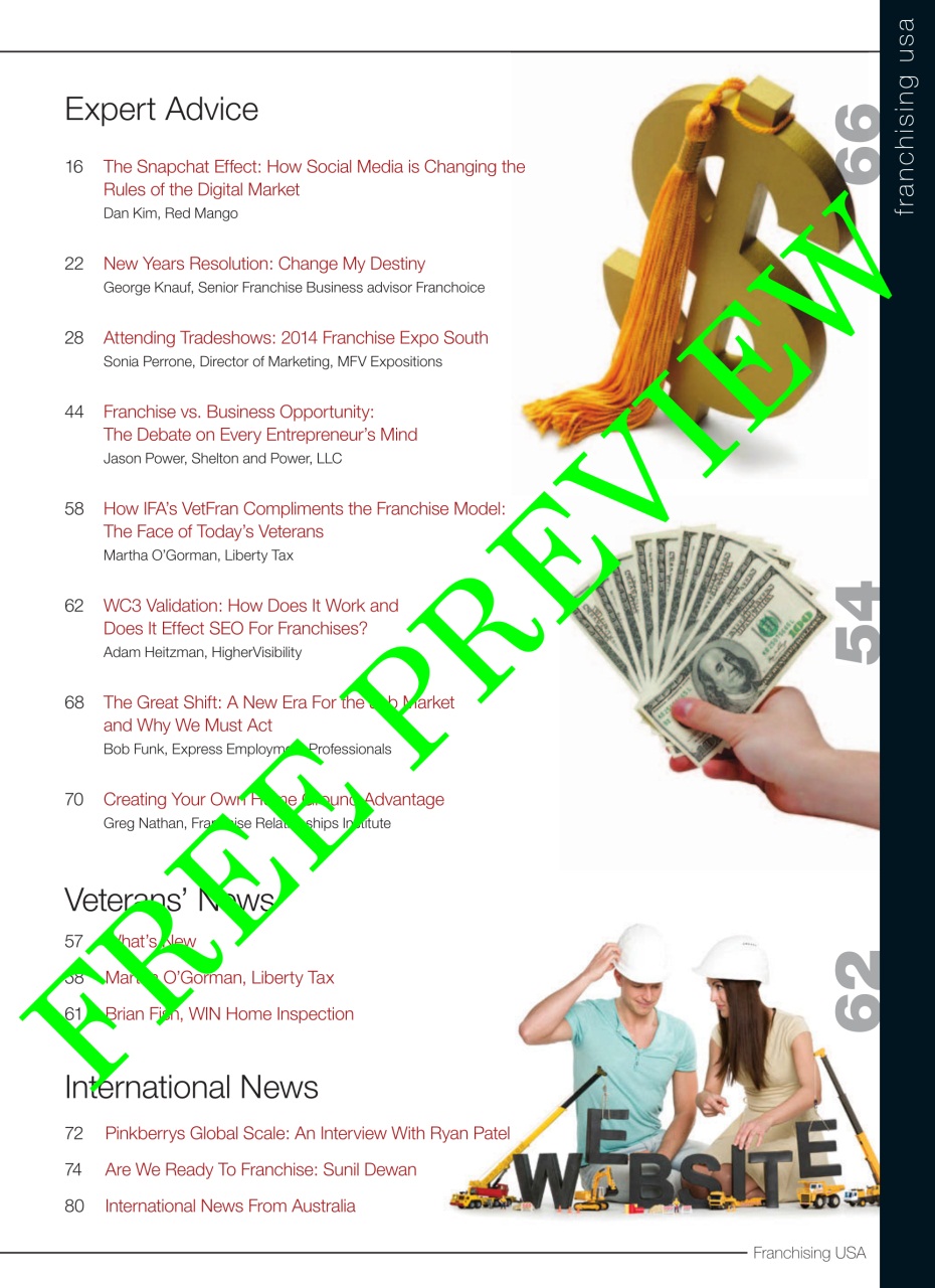 Franchising USA Preview Pages