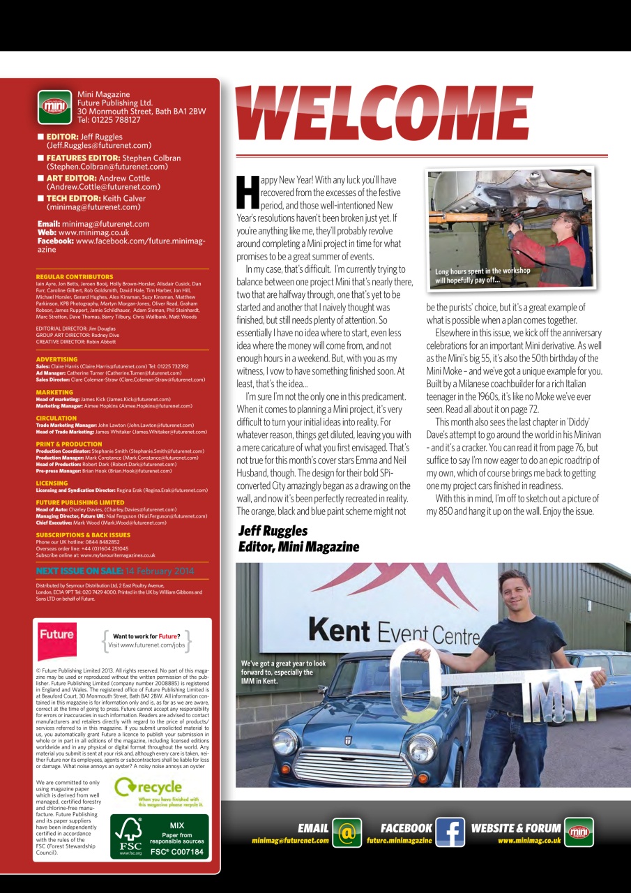 Mini Magazine Preview Pages