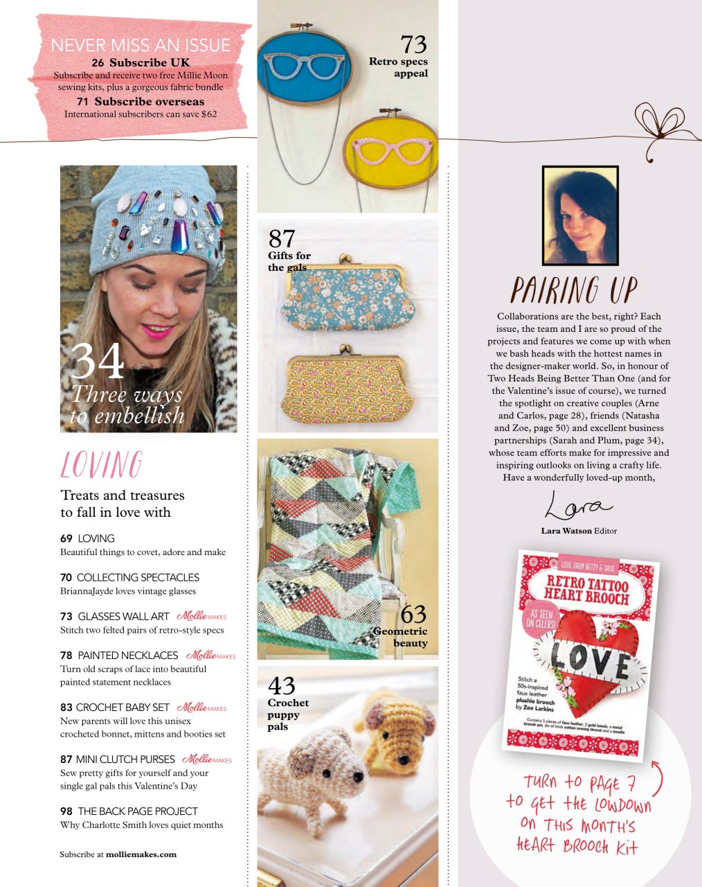 Mollie magazine Preview Pages