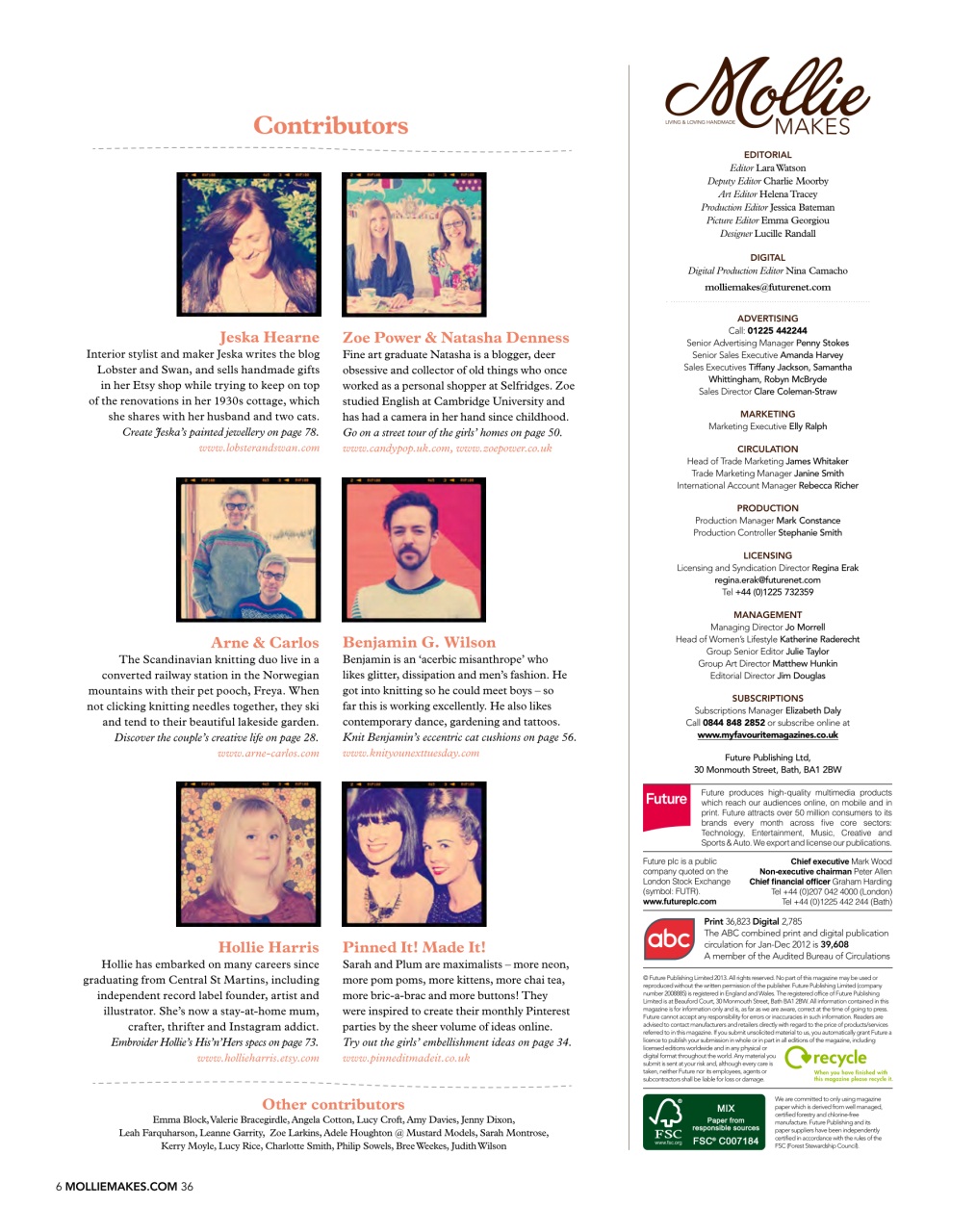 Mollie magazine Preview Pages