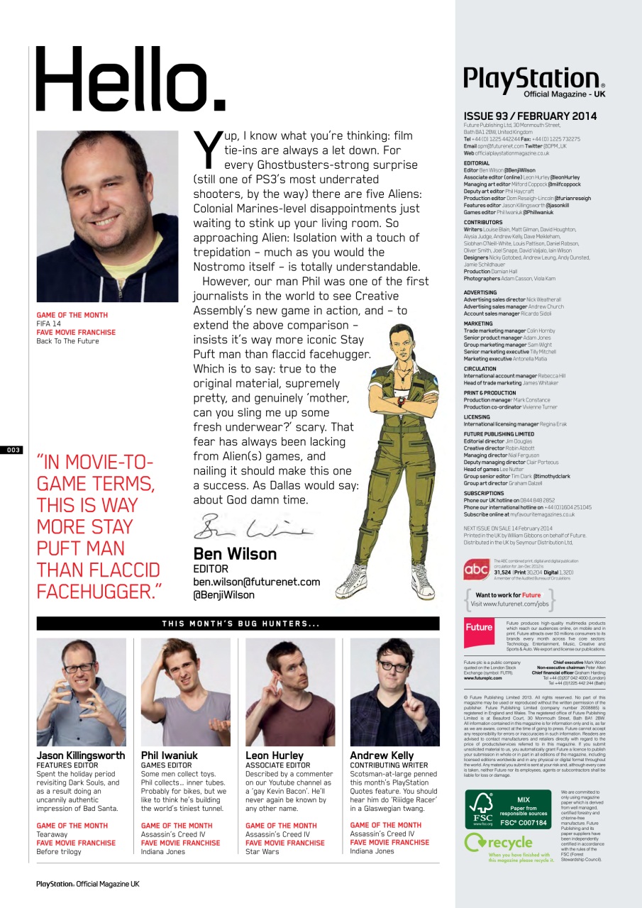 PLAY Magazine Preview Pages