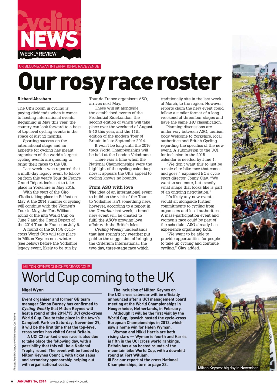 Cycling Weekly Preview Pages