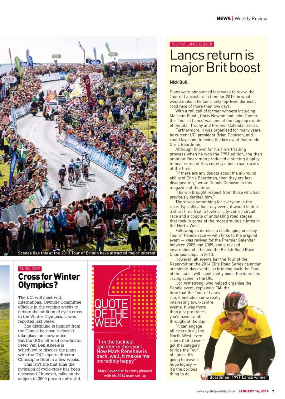 Cycling Weekly Preview Pages