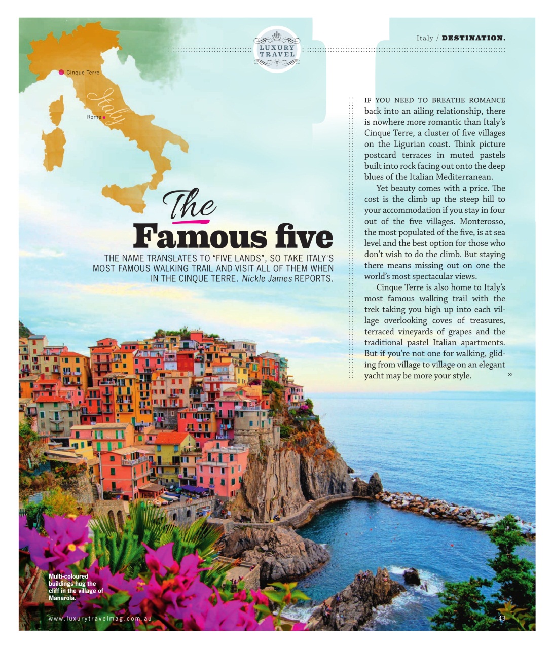 Luxury Travel Preview Pages