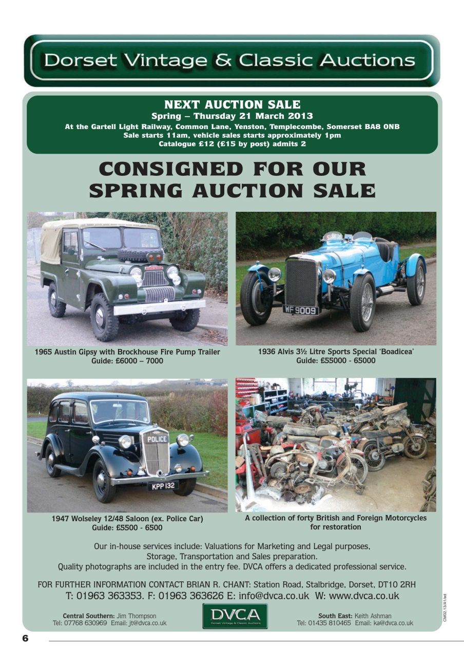 Classic Motoring Preview Pages