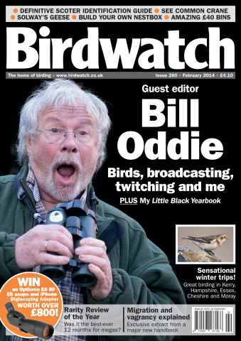 Birdwatch Magazine issue Bill Oddie edits February 2014