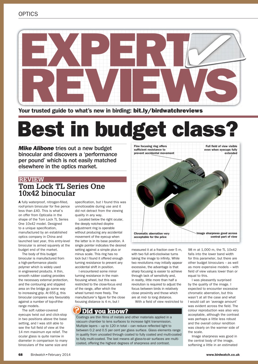 Birdwatch Magazine Preview Pages