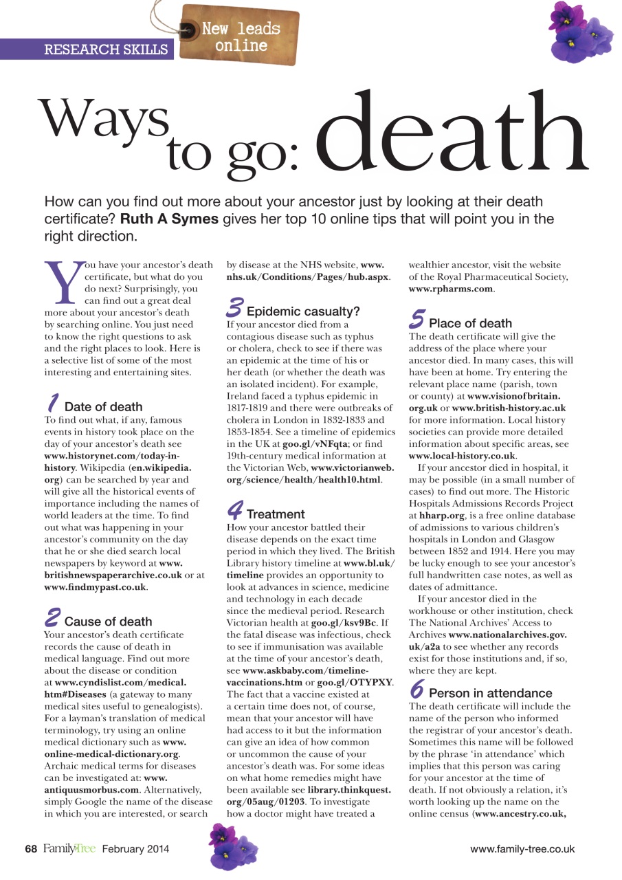 Family Tree Preview Pages