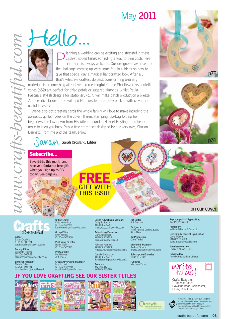 Crafts Beautiful Preview Pages