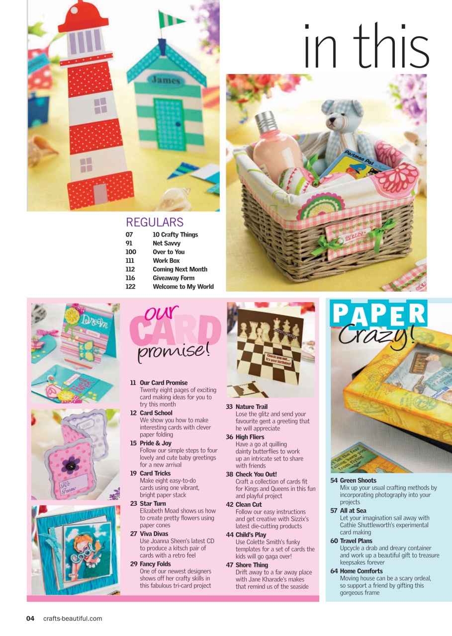 Crafts Beautiful Preview Pages