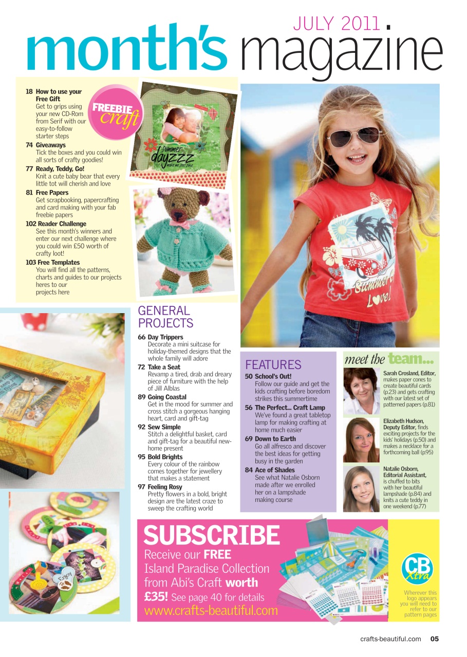 Crafts Beautiful Preview Pages