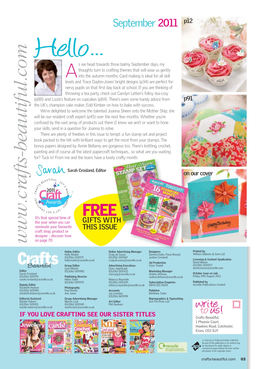 Crafts Beautiful Preview Pages