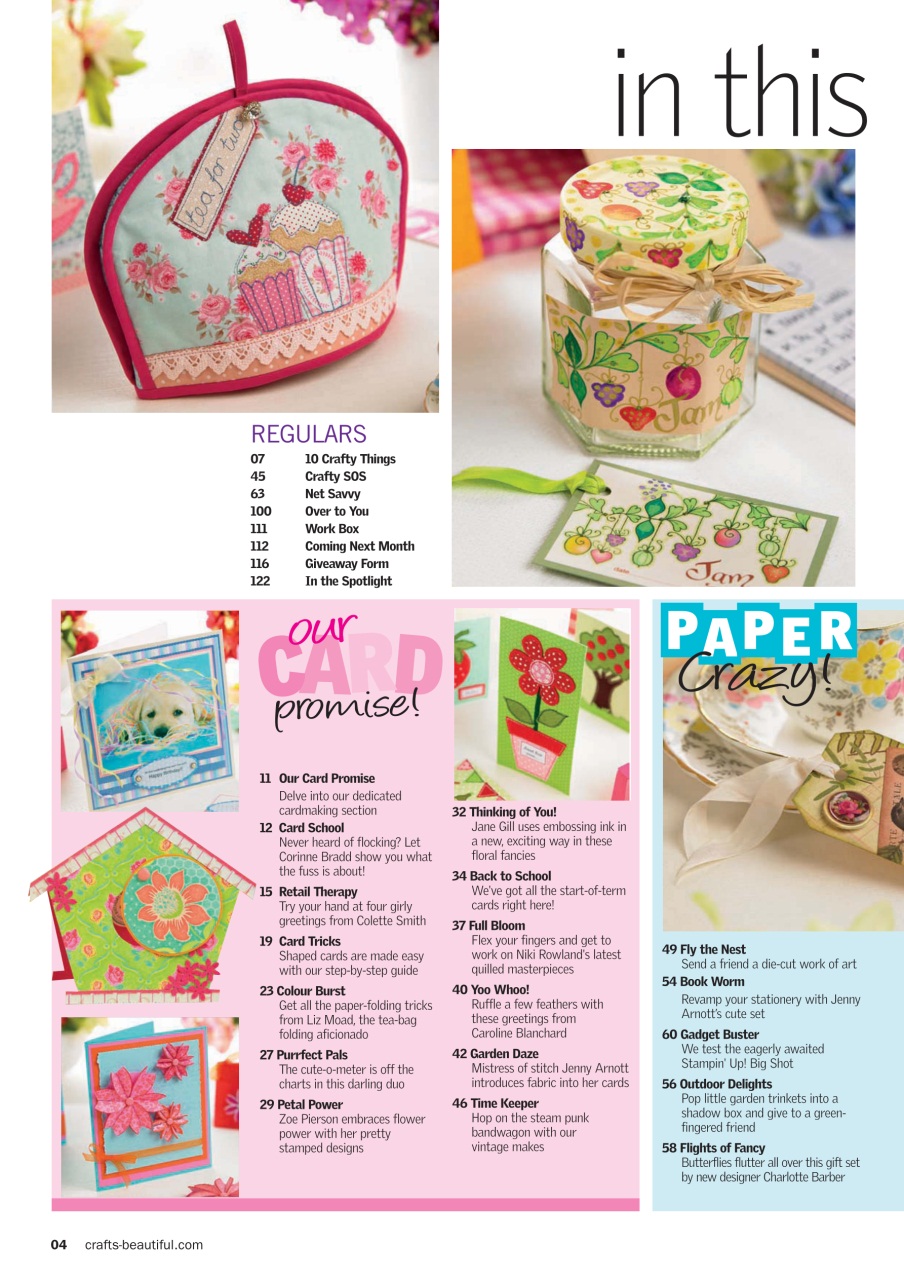 Crafts Beautiful Preview Pages