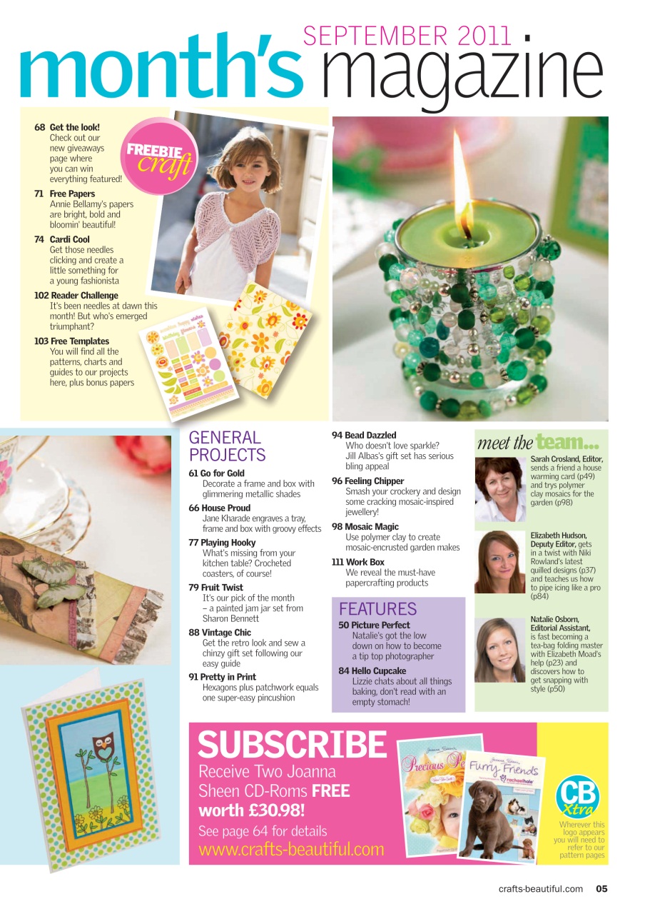 Crafts Beautiful Preview Pages