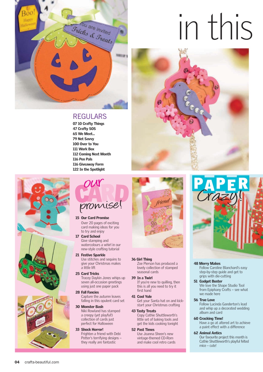 Crafts Beautiful Preview Pages