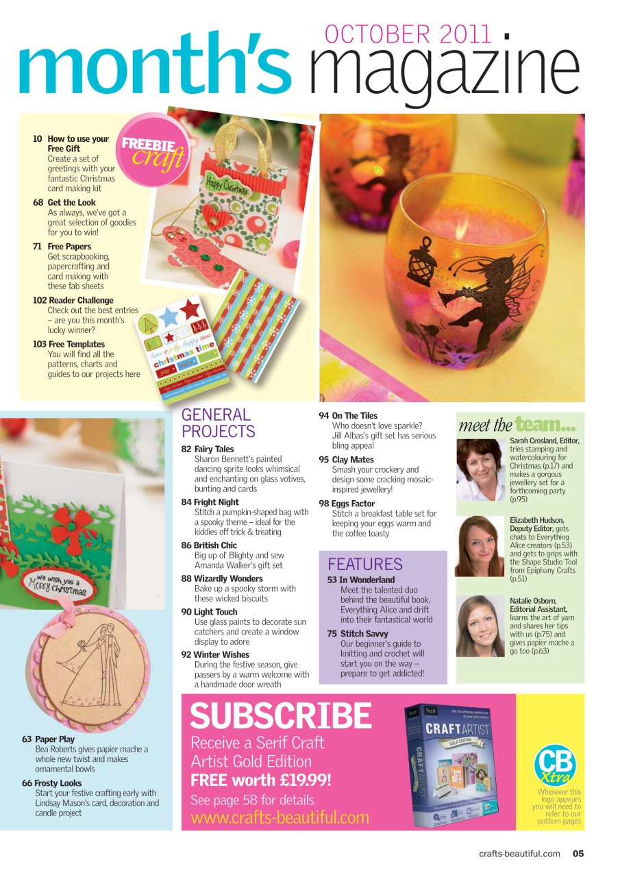 Crafts Beautiful Preview Pages