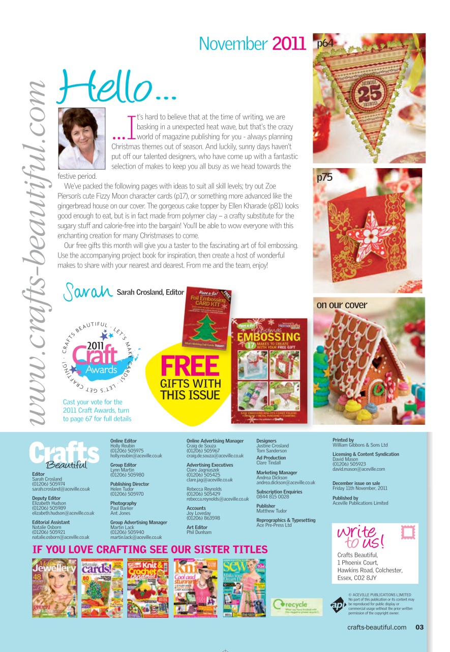 Crafts Beautiful Preview Pages