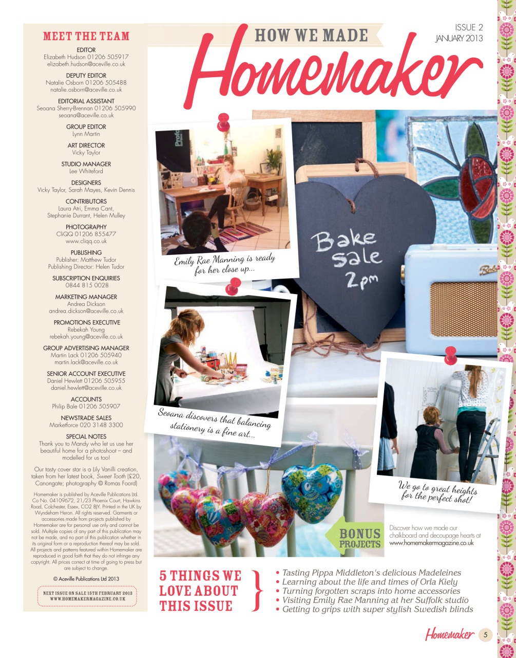 Homemaker Preview Pages