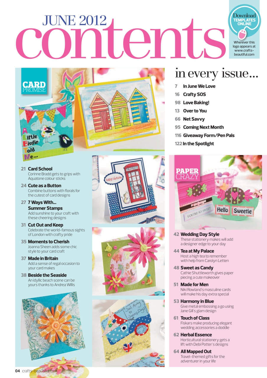 Crafts Beautiful Preview Pages