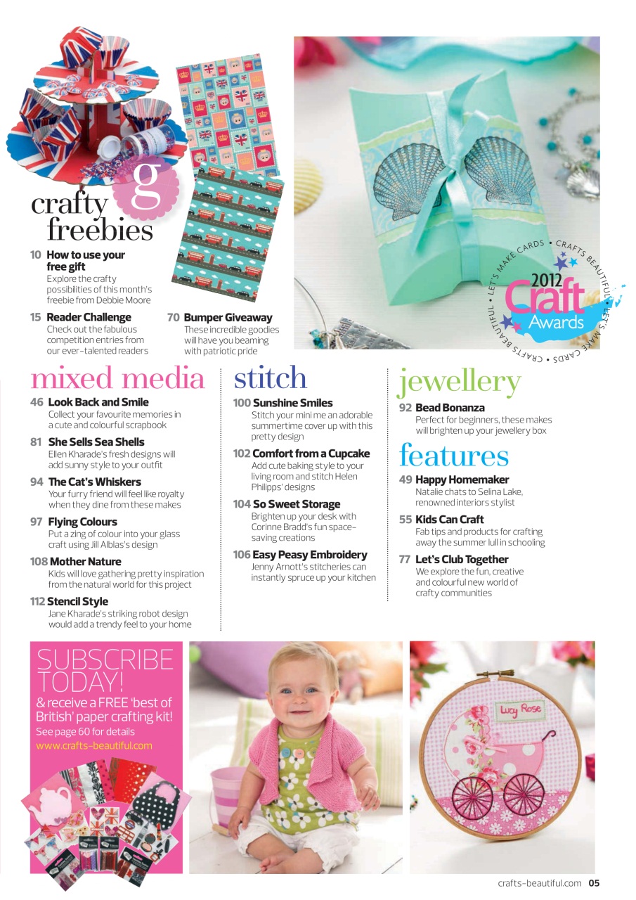 Crafts Beautiful Preview Pages