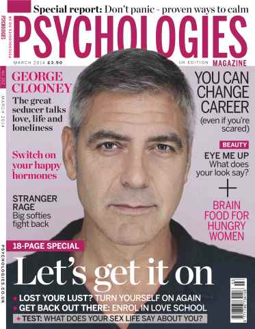 Psychologies issue No.102 George Clooney