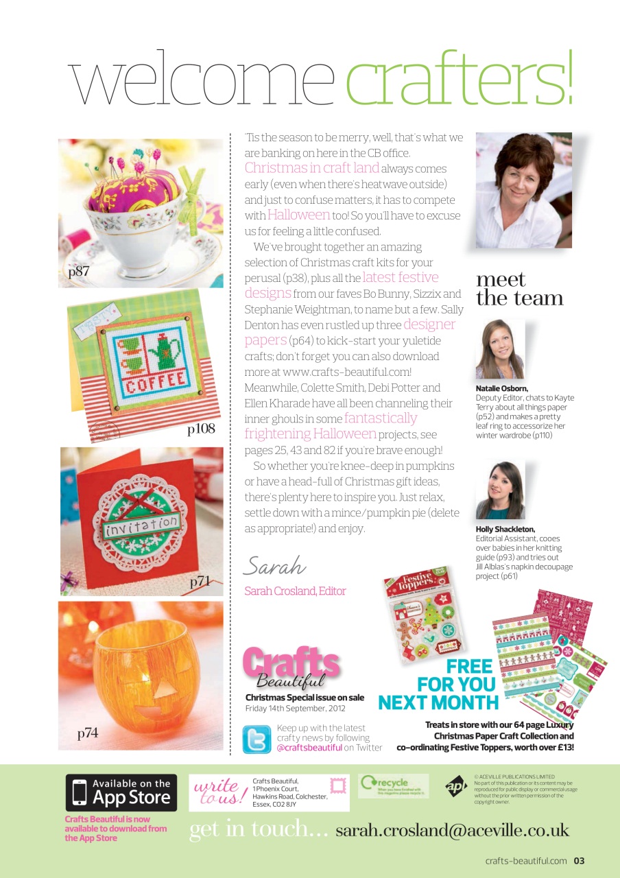 Crafts Beautiful Preview Pages