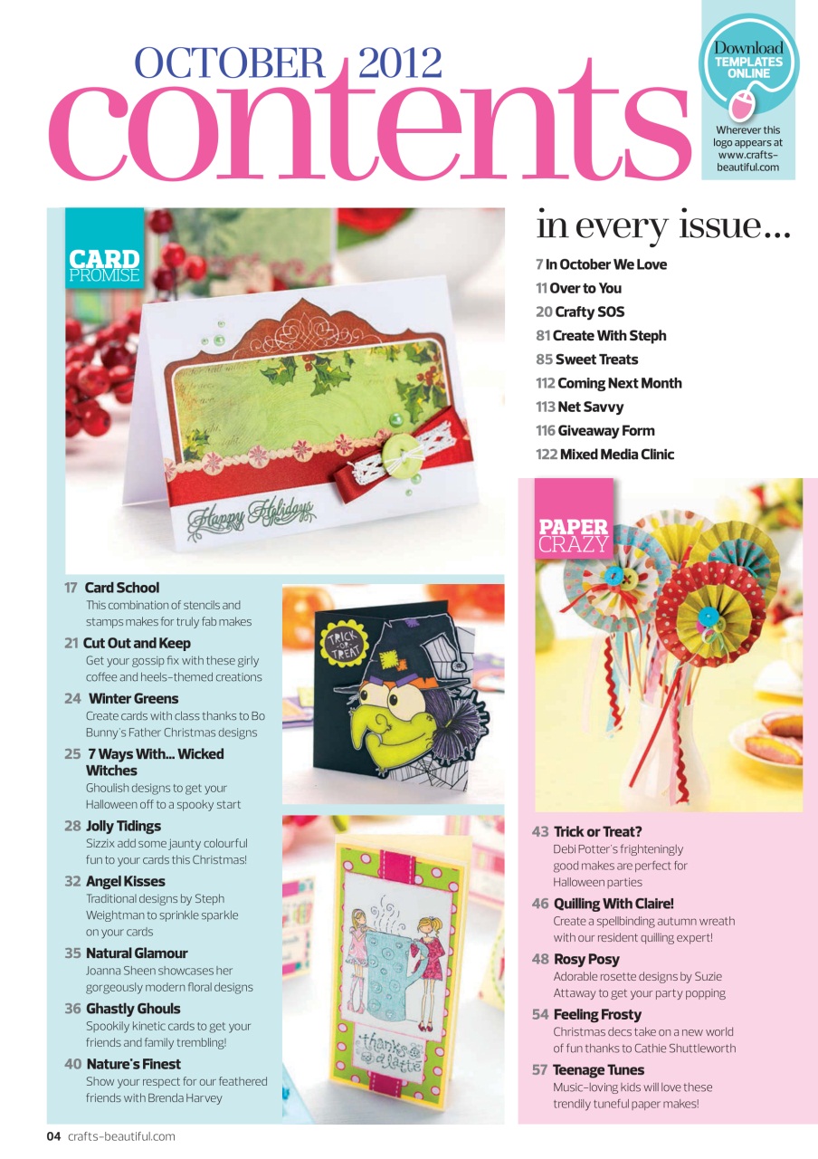 Crafts Beautiful Preview Pages