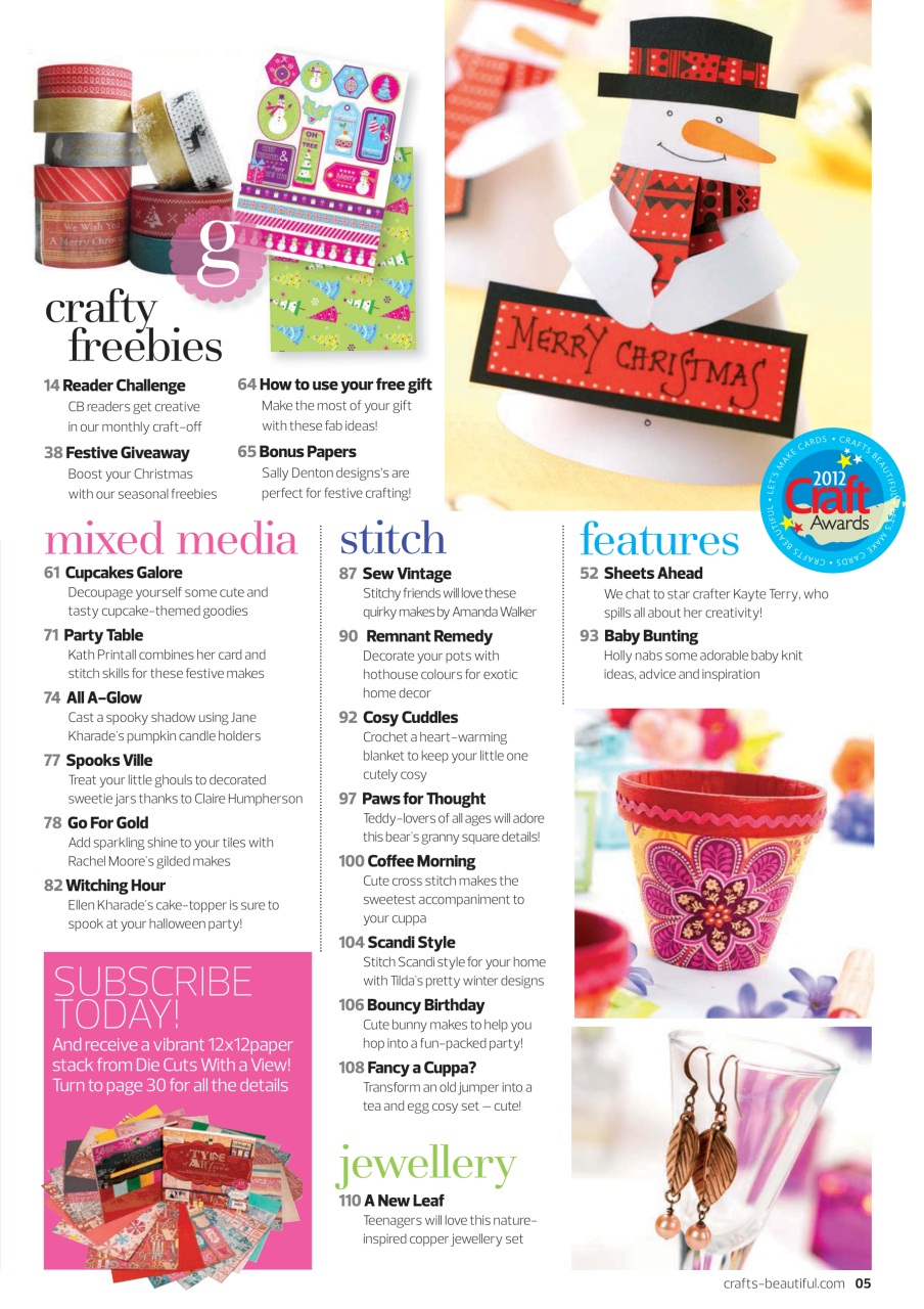 Crafts Beautiful Preview Pages