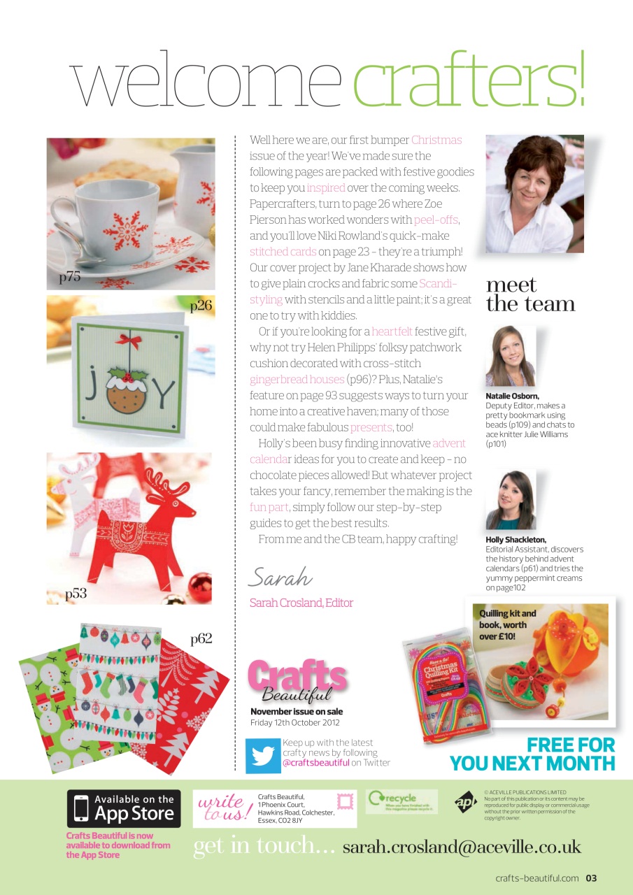 Crafts Beautiful Preview Pages