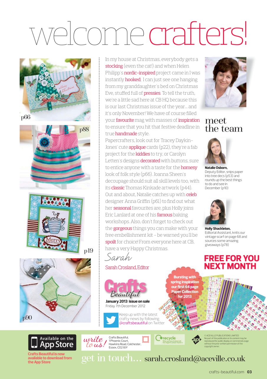 Crafts Beautiful Preview Pages