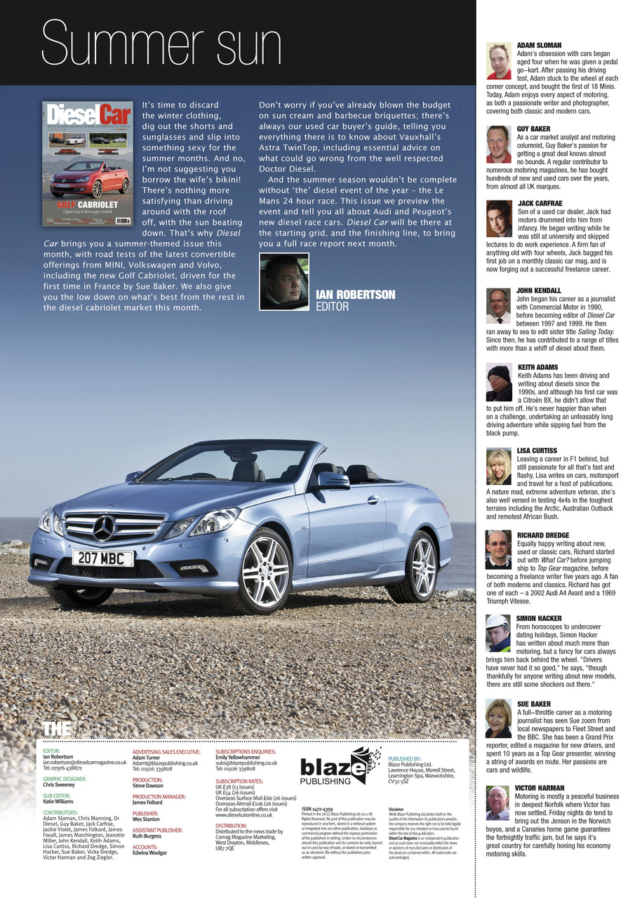 Diesel&EcoCar Magazine Preview Pages