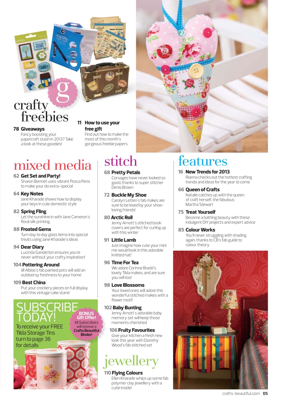 Crafts Beautiful Preview Pages